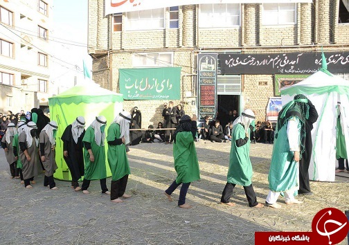 برگزاری مراسم شبیه خوانی عاشورای حسینی در ارومیه +تصاویر