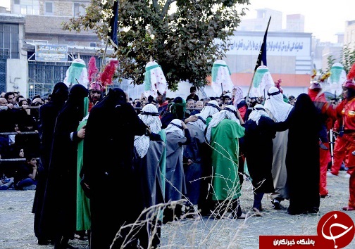 برگزاری مراسم شبیه خوانی عاشورای حسینی در ارومیه +تصاویر