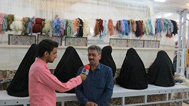 راه اندازی اولین کارگاه «فرش جفت باف» در نایین