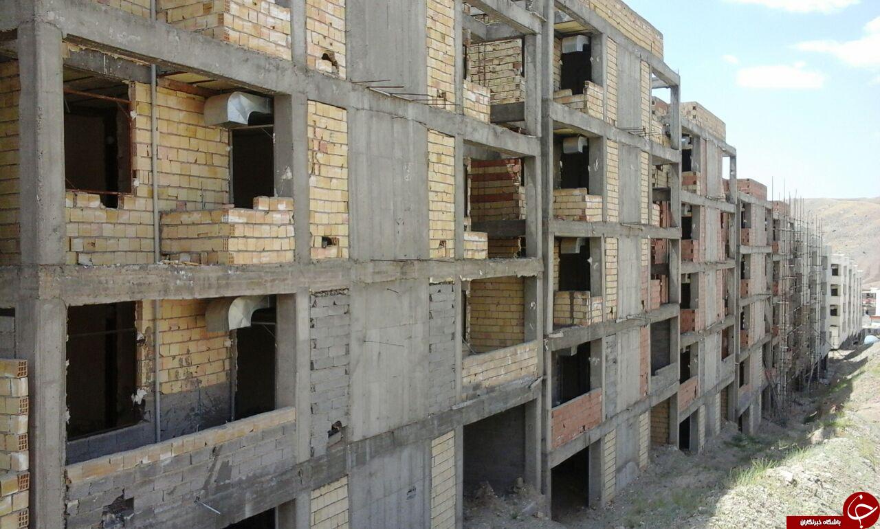 نیمه کاره رها شدن مسکن مهر پردیس + تصاویر