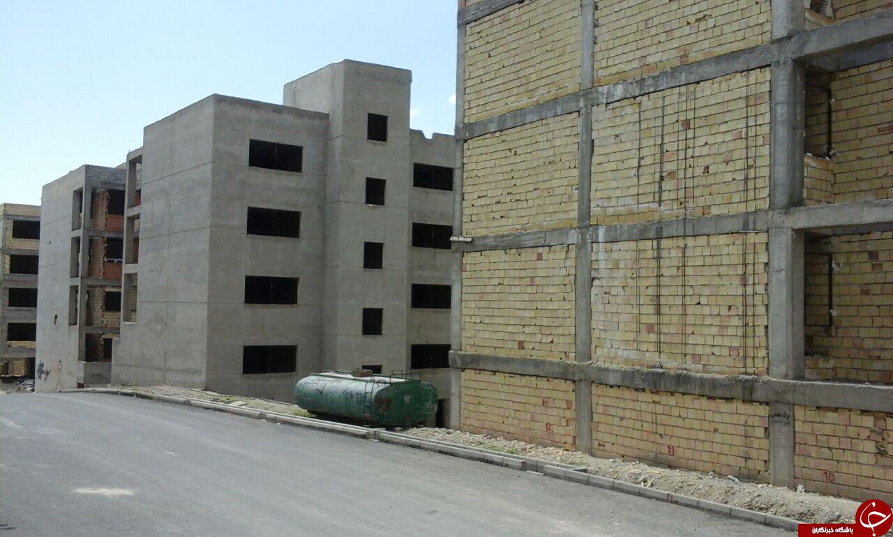 نیمه کاره رها شدن مسکن مهر پردیس + تصاویر