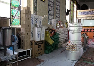 آمادگی برای پذیرایی از زائران اربعین در موکب گرمسار
