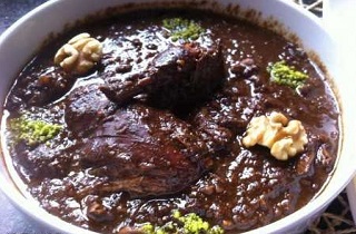 طرز تهیه خورشت فسنجان با مرغ+تصاویر