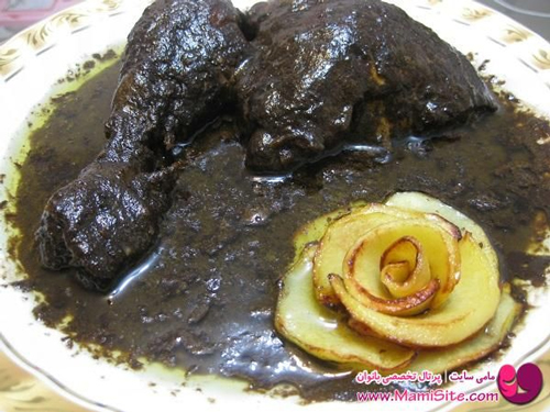 طرز تهیه خورشت فسنجان با مرغ+تصاویر