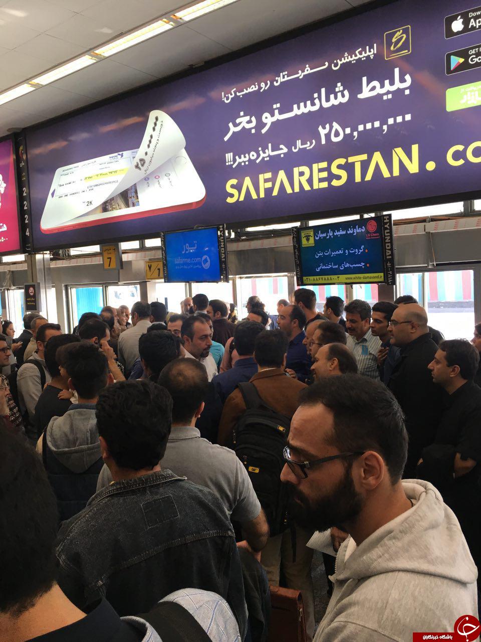 ازدحام زجرآور در ایستگاه مترو تئاترشهر/ناتمام ماندن مسکن مهر رفسنجان/بارگیری غیراصولی نیسان در باشت + فیلم و تصاویر