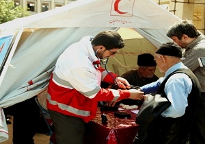 استقرار  30 پایگاه جمعیت هلال احمر در مسیر تردد زوار