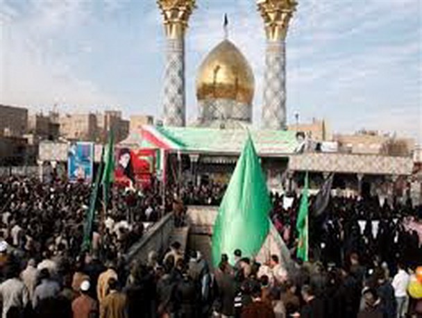 تجمع بزرگ مردم همدان در اربعین حسینی