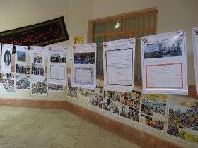 نمایشگاه عکس پدافند غیرعامل در آستارا