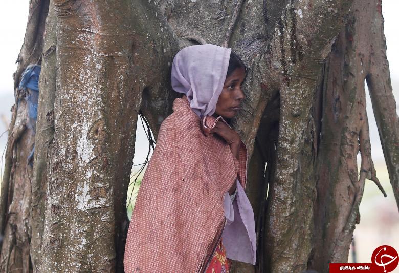 زندگی مصیبت بار آوارگان روهینگیایی در زیر باران! + تصاویر
