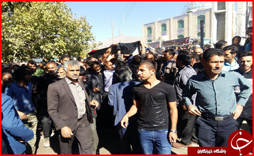 تشییع پیکر پدر سردار سلیمانی به روایت تصویر
