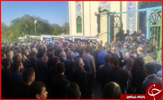 تشییع پیکر پدر سردار سلیمانی به روایت تصویر