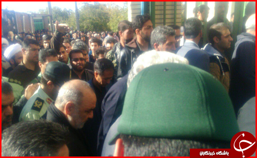 تشییع پیکر پدر سردار سلیمانی به روایت تصویر