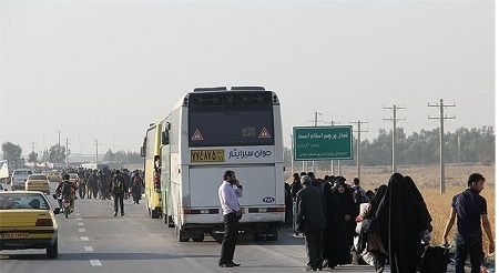 طرح جابجایی زائران اربعین در همدان آغاز شد
