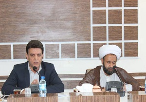 جلسه هماهنگی و برنامه ریزی مراسم راهپیمایی 13 ابان در شهرستان خاتم