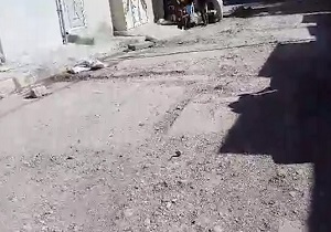 وضعیت زننده معابر محله نقلیه کرمانشاه + فیلم