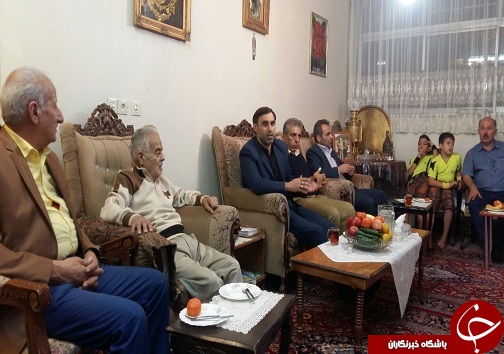 عیادت از پیشکسوت ورزش باستانی و سوارکاری