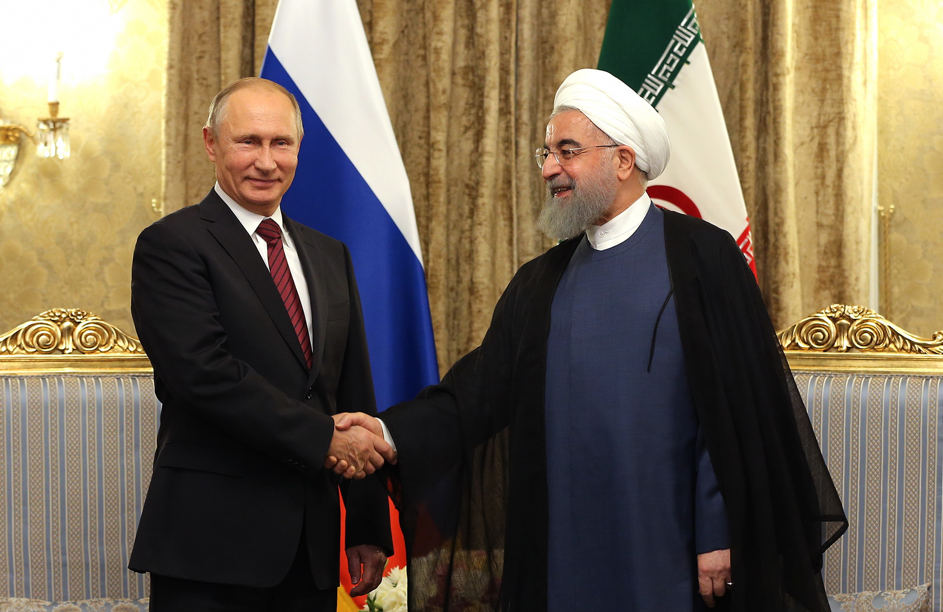 پوتین با روحانی دیدار کرد