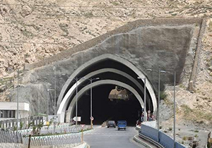 مسدود شدن تونل سعدی شیراز