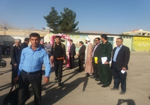 اعزام دانش آموزان خانمیرزا به مناطق عملیاتی جنوب