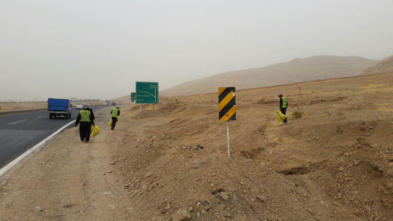 پاکسازی مسیر زائران اربعین حسینی