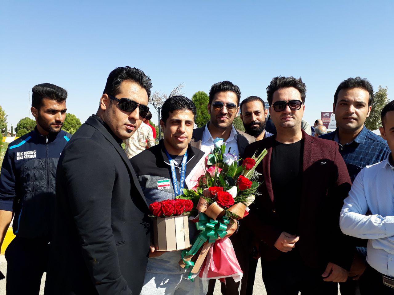 استقبال از  نایب قهرمان مسابقات کیک بوکسینگ جهان