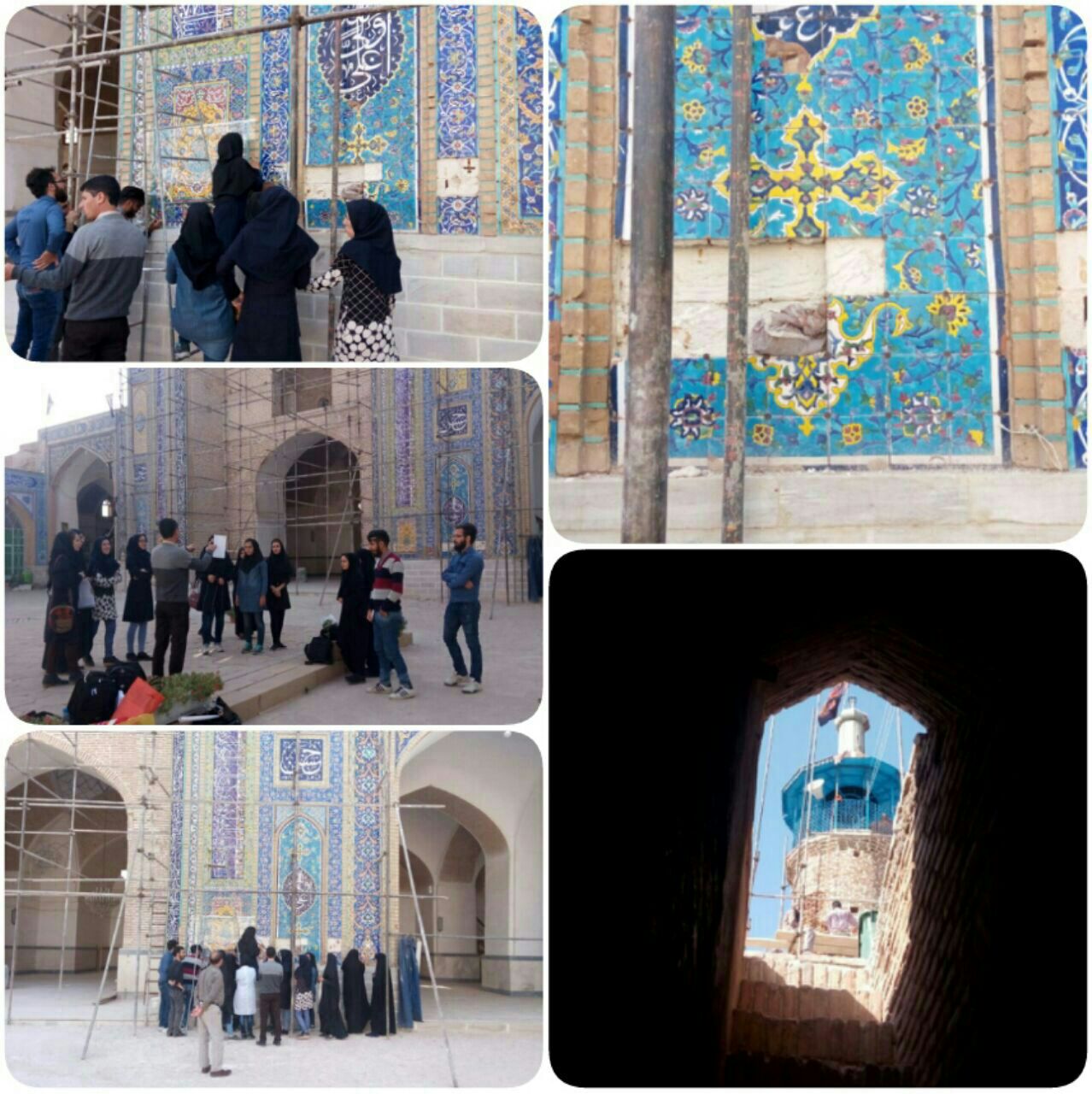 کاشیکاری مسجد جامع سبزوار مستندسازی و حفاظت می&zwnj;شود