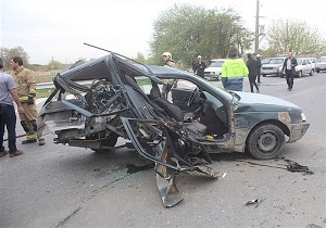 واژگونی سواری پژو جان ۳ نفر را گرفت