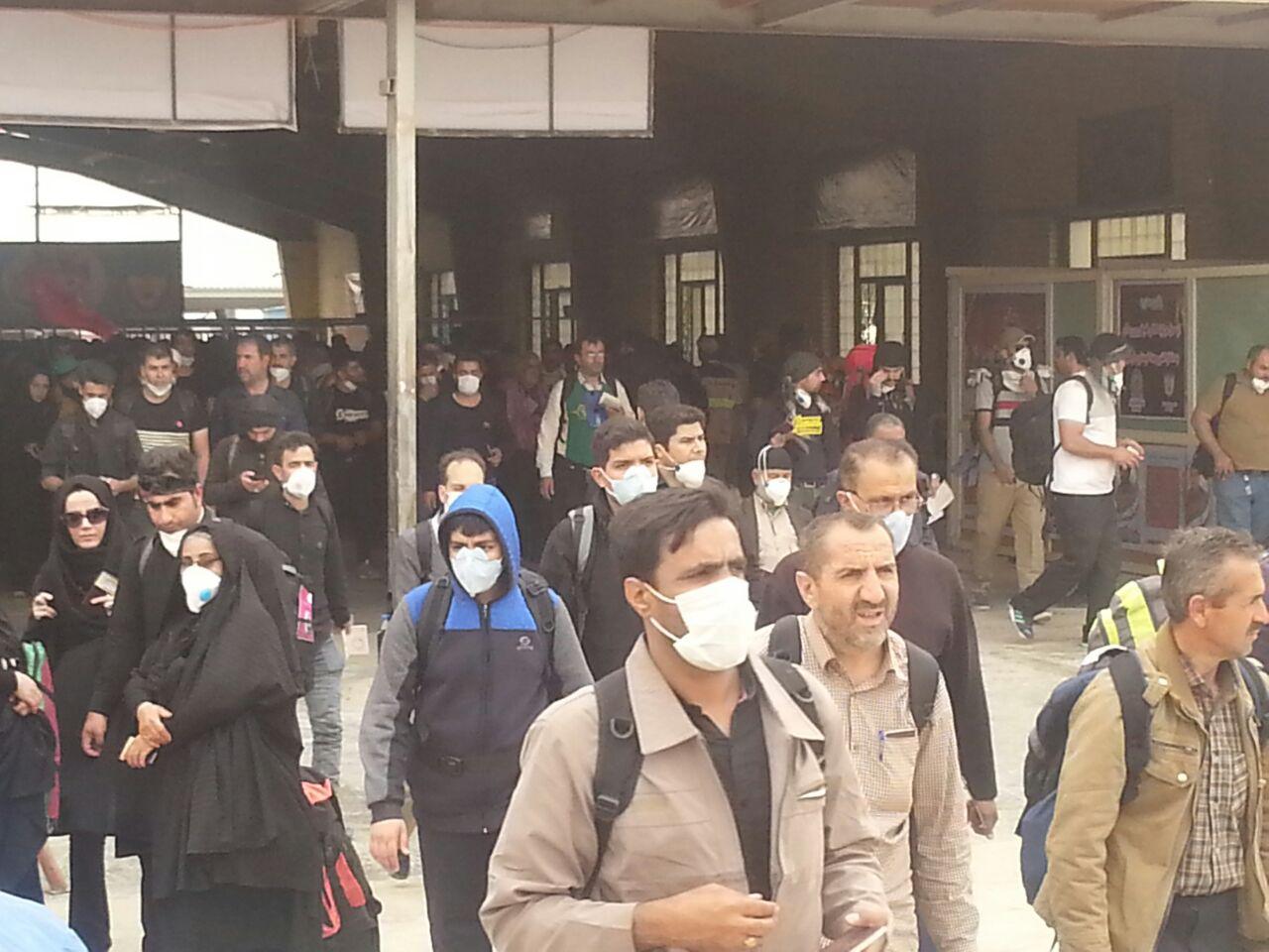 هجوم مجدد ریزگردها به هوای مهران/شروع بارندگی از امشب