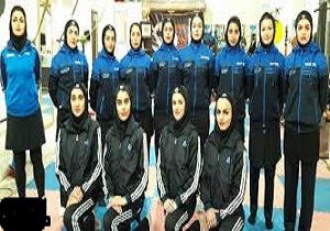 حضور تیم کاراته دختران نارین صنعت آریا کردستان در سوپر لیگ کشور