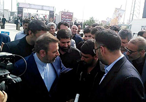 بازدید رئیس دفتر رییس جمهوری از وضعیت زائران در مرز شلمچه