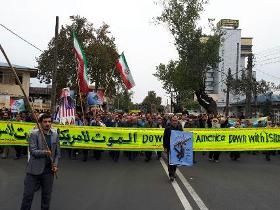 آغاز راهپیمایی 13 آبان در گیلان