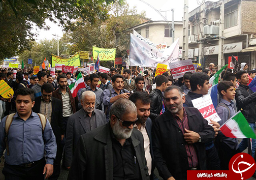 جلوه هایی از راهپیمایی روز مبارزه با استکبار جهانی +تصاویر