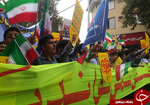 جلوه هایی از راهپیمایی روز مبارزه با استکبار جهانی +تصاویر