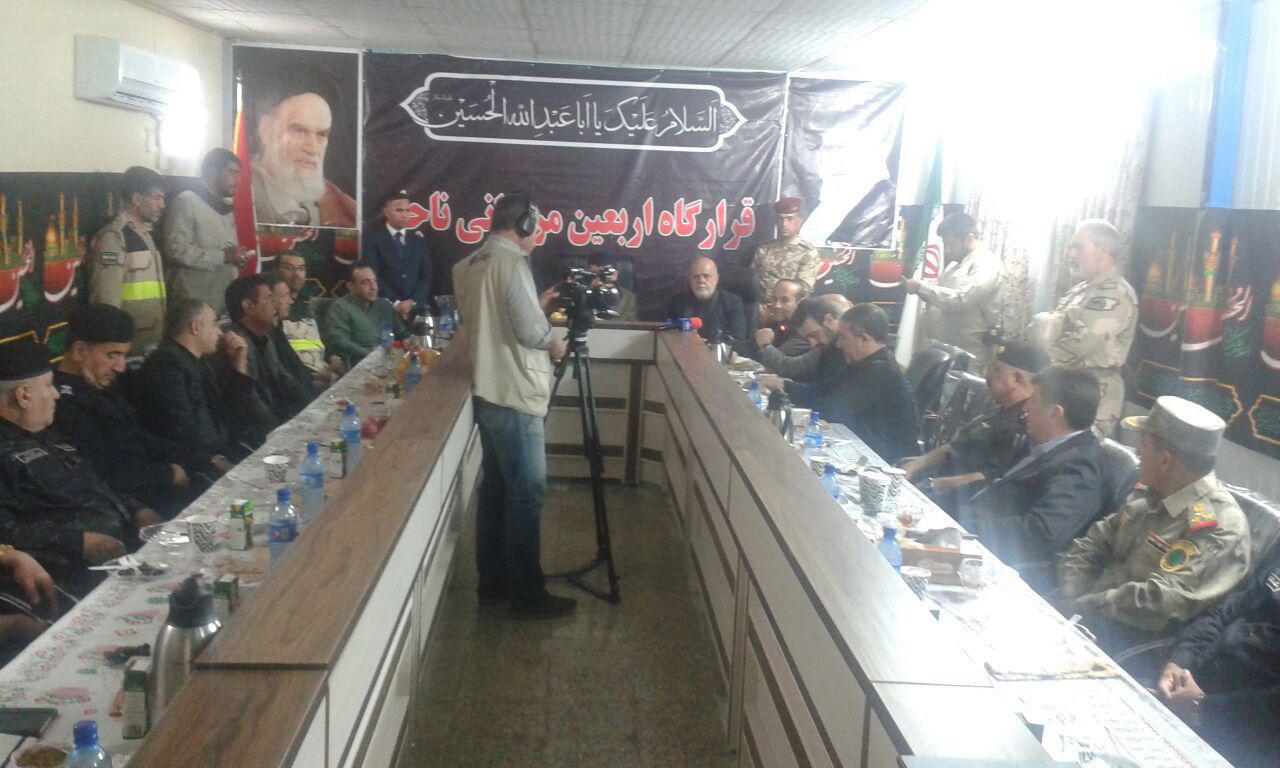 بازدید وزیر کشور عراق از پایانه مرزی مهران