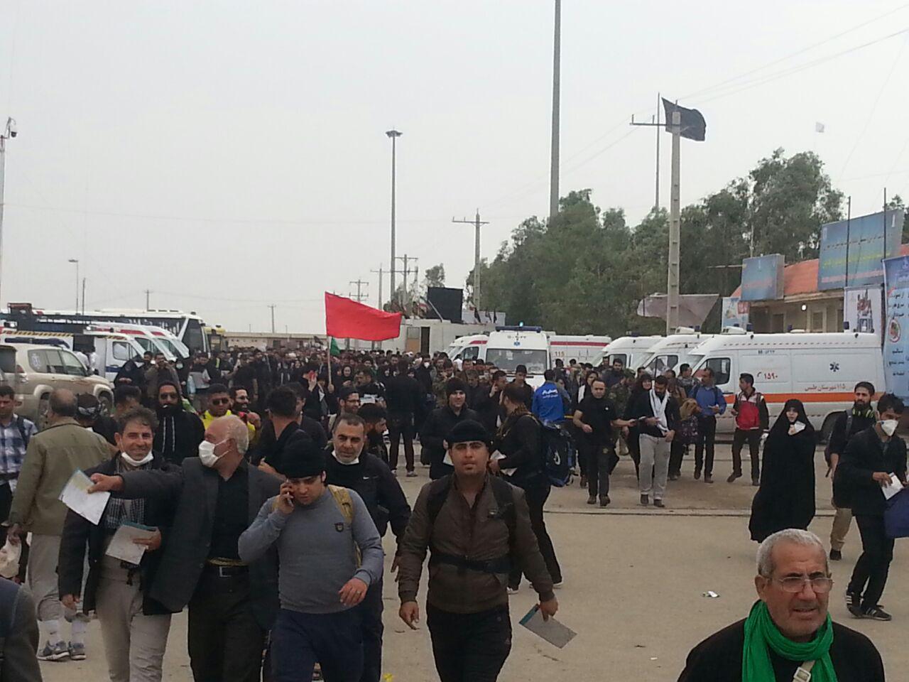 خروج 950 هزار زائر اربعین از مرز مهران