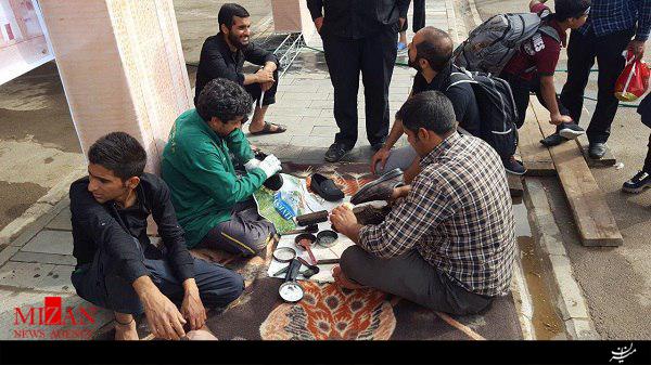 وحدت مثال زدنی شیعیان در مسیر پیاده روی اربعین+تصاویر