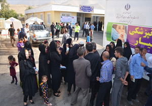 پذیرش رایگان ۱۶۰۰ بیمار در قلعه دختر کهگیلویه