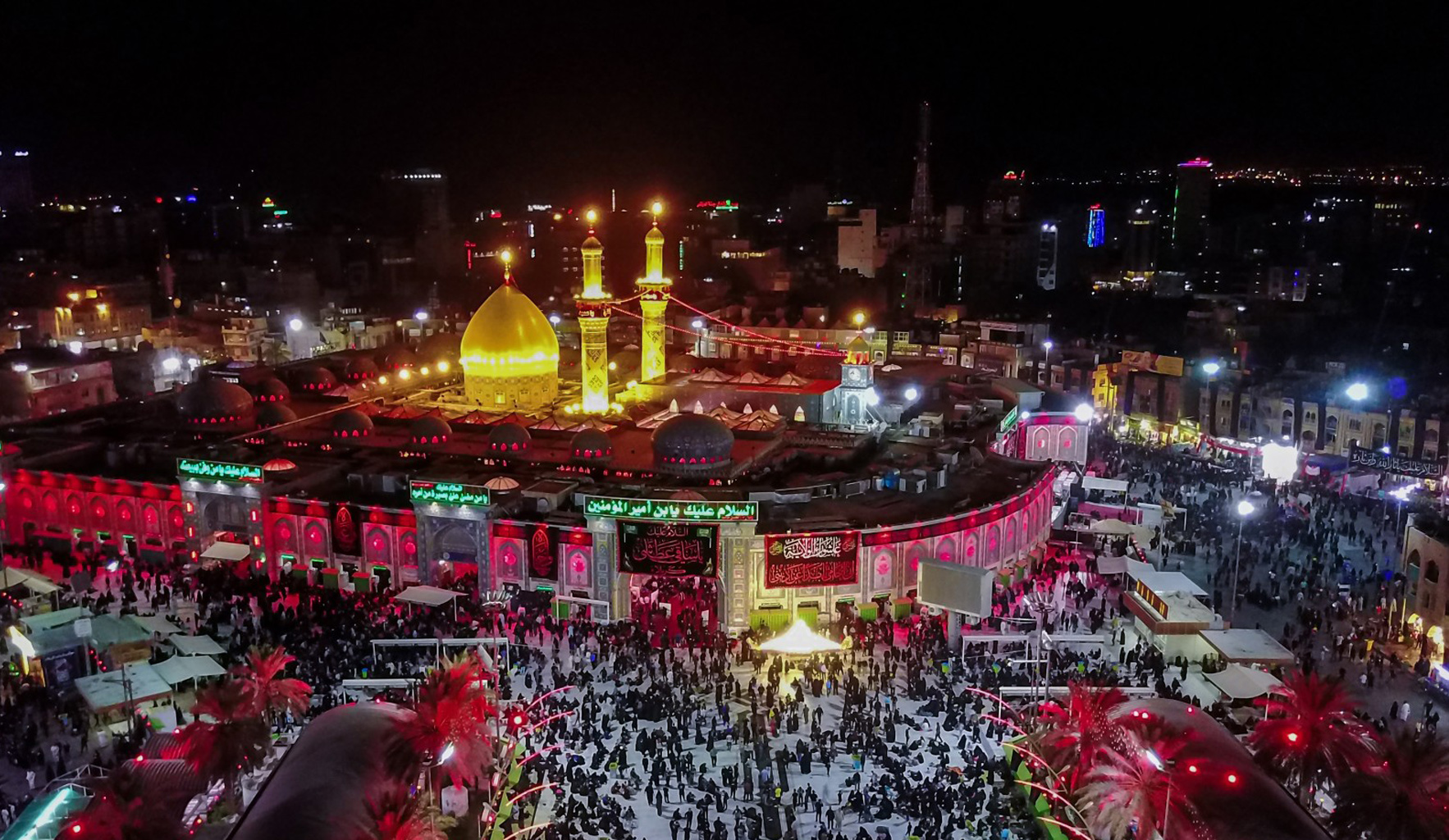 تصاویر دیدنی از حرم حضرت اباالفضل (ع) در اربعین