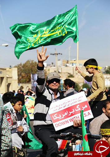 فریاد مرگ بر استکبار در فارس