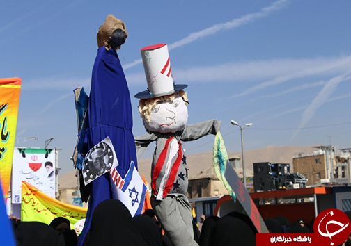 فریاد مرگ بر استکبار در فارس