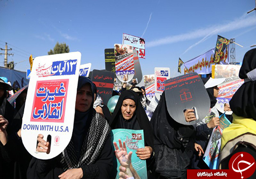 فریاد مرگ بر استکبار در فارس