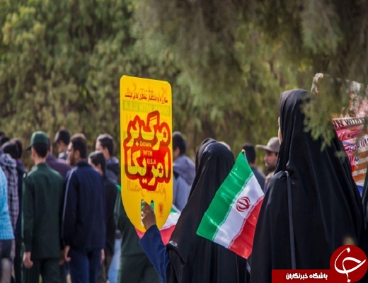 آغاز راهپیمایی 13 آبان دریزد و شهرستان ها+تصویر