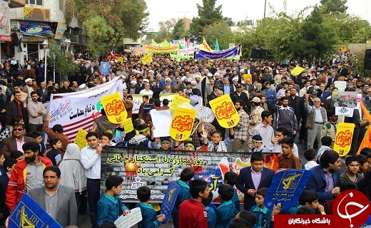 راهپیمایی 13 آبان در سمنان به روایت تصویر