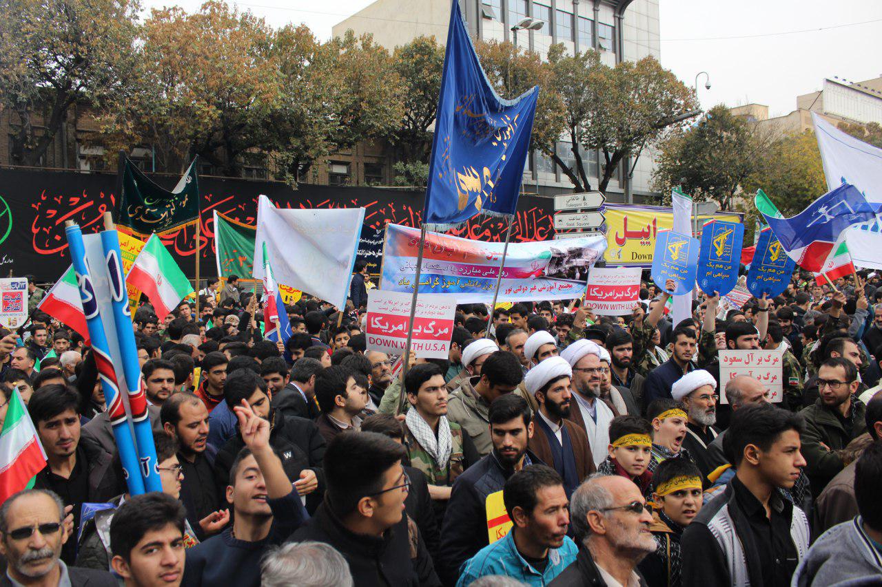 برگزاری راهپیمایی یوم الله ۱۳ آبان در تبریز
