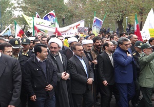 راهپیمایی روز 13 آبان در شهرستان مشگین شهر برگزار شد