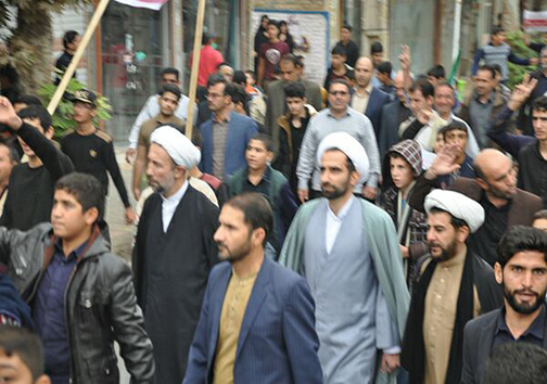 گزارش تصویری از راهپیمایی ۱۳ آبان ۹۶ کوهدشت لرستان