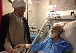 رئیس سازمان اوقاف از آیت&zwnj;الله حائری شیرازی عیادت کرد