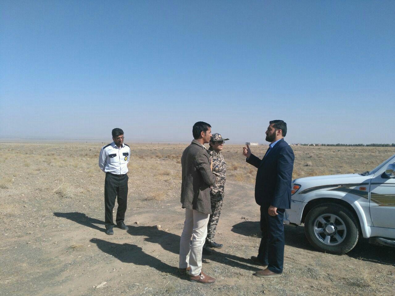 خلع ید ۳۳ هکتار از اراضی ملی شهرستان جغتای