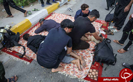 ماساژ صلواتی برای زائران !