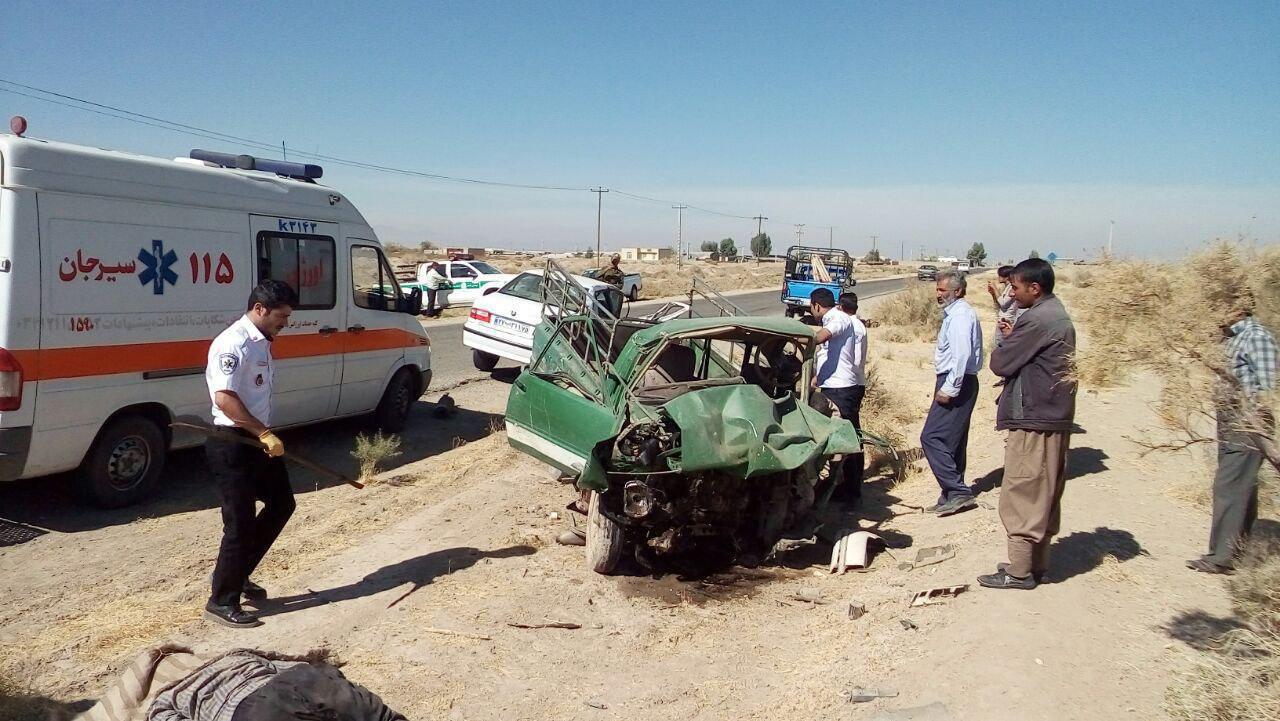 تصادف مرگبار در دارستان سیرجان